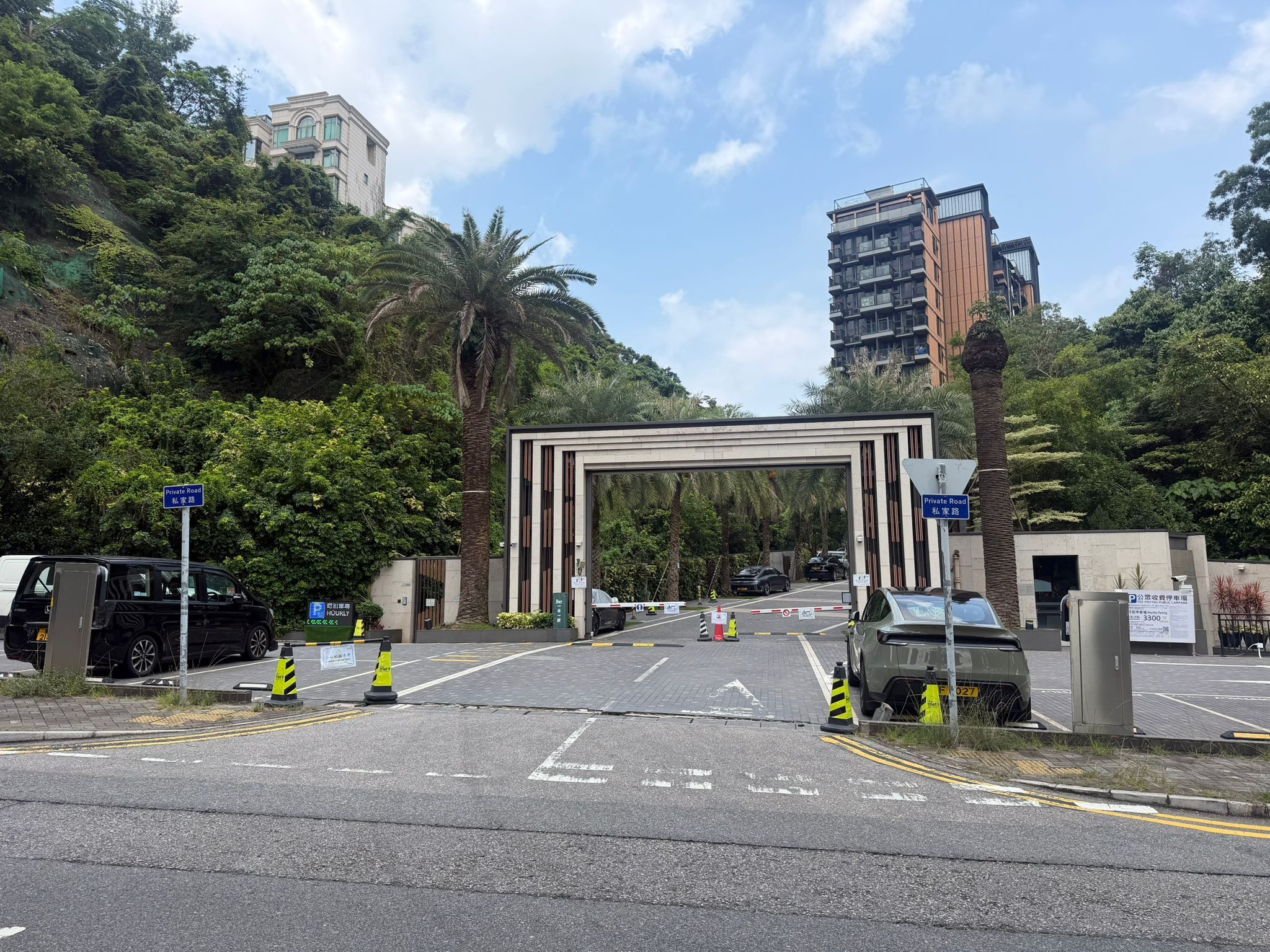 大圍薈蕎公眾收費停車場 入口照片